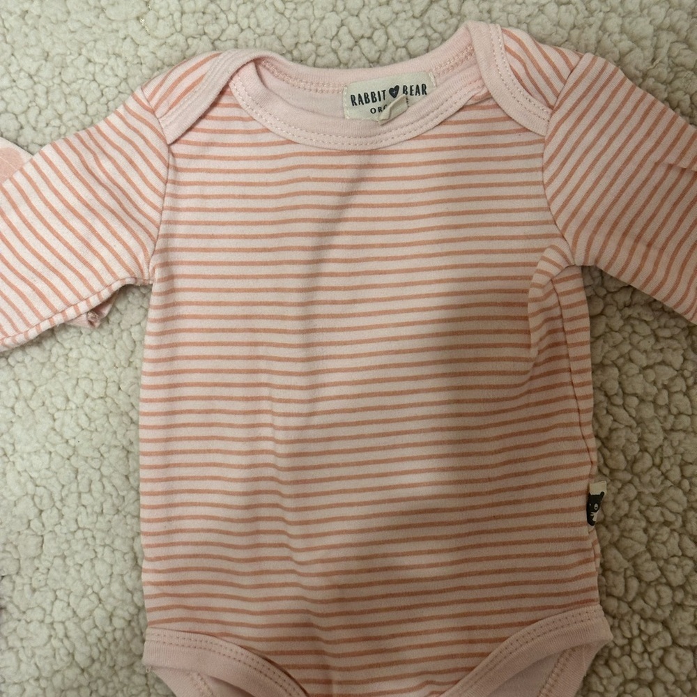 Rabbit Bear Pink One Piece Bundle - Picture 3 of 5